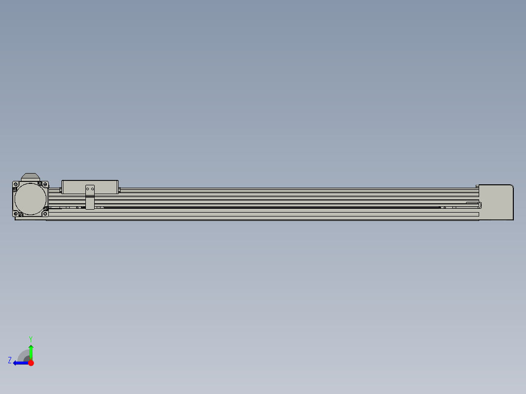 威洛博直线电机模组EB4-L80-S550-L-57-MS3右视图