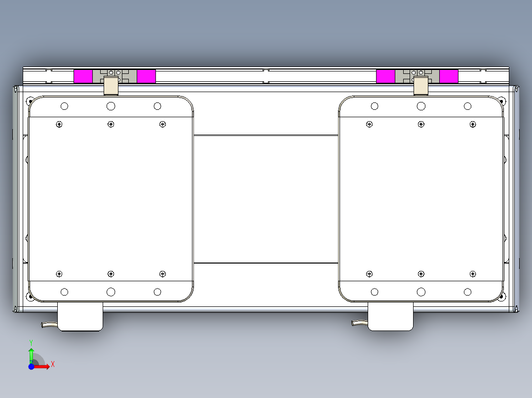 威洛博LC系列3d模型模组2LC22H1Y-S100前视图
