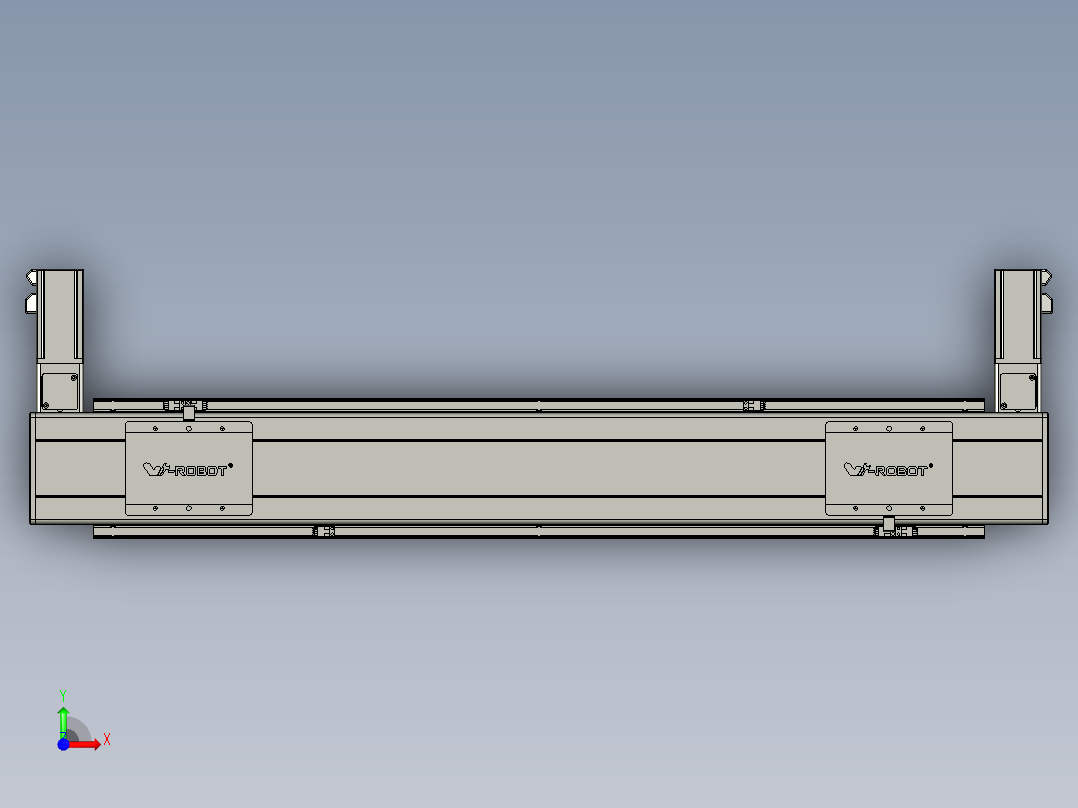 威洛博双电机滑台-VBC14S2-L100-S700-BLR-P40-C6前视图