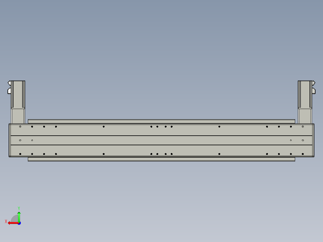 威洛博双电机滑台-VBC14S2-L100-S700-BLR-P40-C6后视图