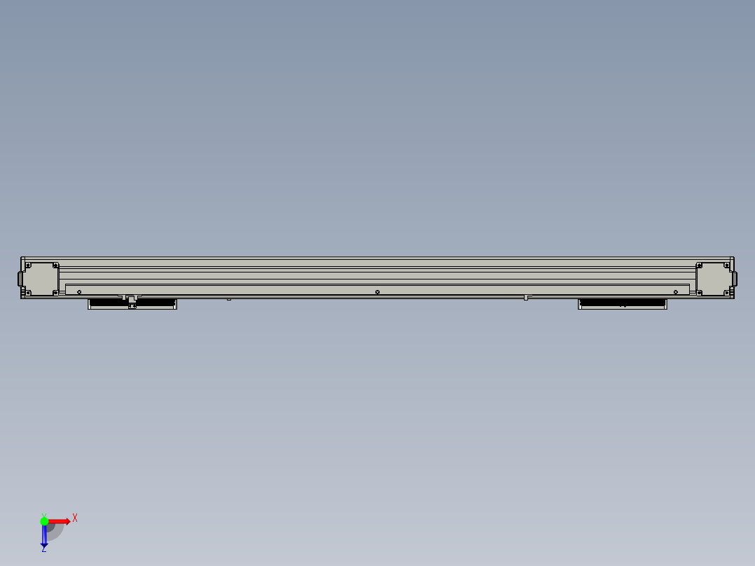 威洛博双电机滑台-VBC14S2-L100-S700-BLR-P40-C6俯视图