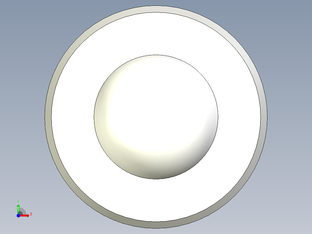 萬向滾珠21-3D多系列多零件图纸模型前视图