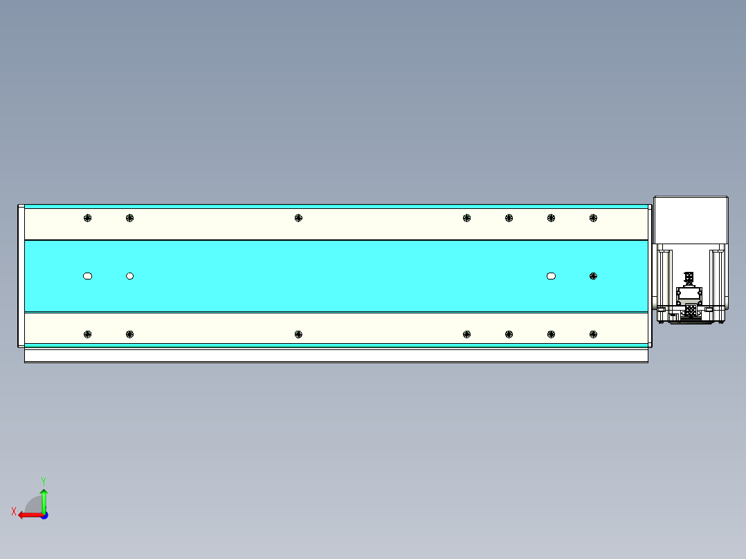 威洛博VBC同步带传动一无尘环境VBC17-L45-S450-BRD-ZP75-C3后视图