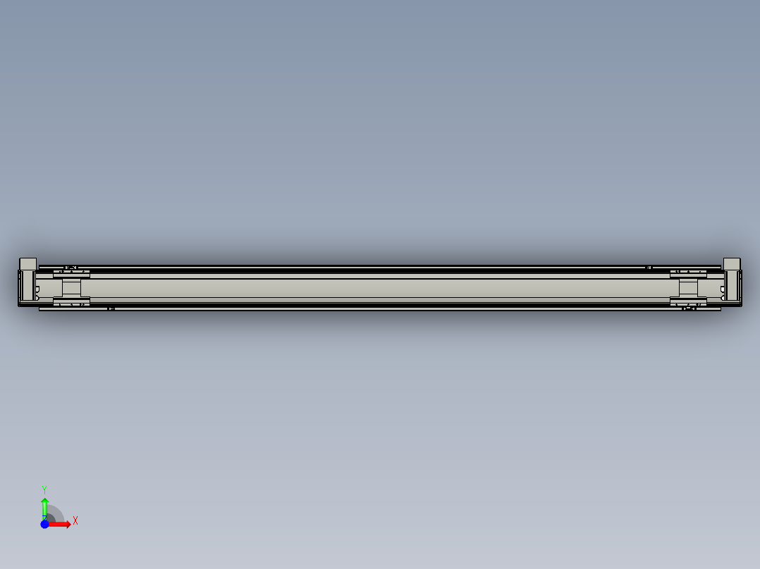 威洛博双电机滑台-VBF14S2-L50-S2200-BU-P40-C6前视图