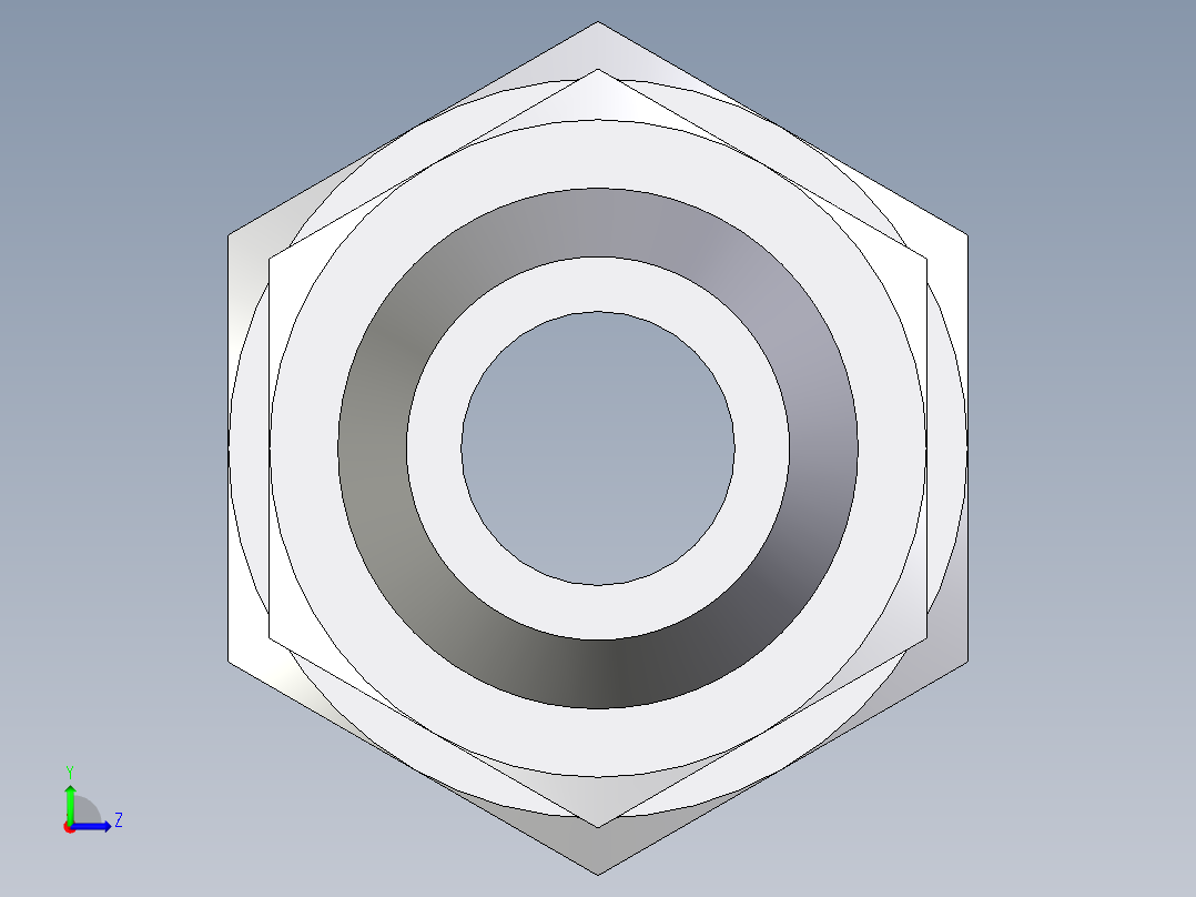 卡套式工业通用硬管接头EO_Weld_connector_AS14ZS71左视图