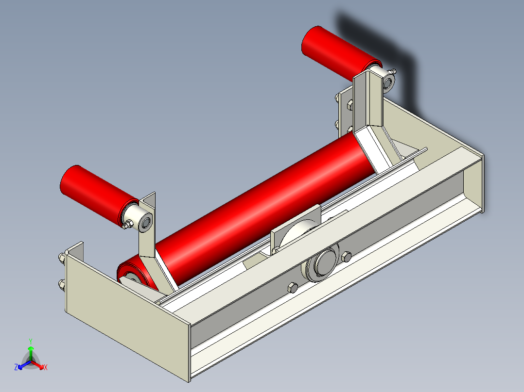 TD75型带式<span style='color: red'>输送机</span>平行下调心托辊组 TD1C6