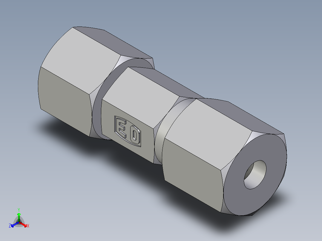 卡套式工业通用硬管接头EO_Distance_piece_adapter_DA06ZSCF