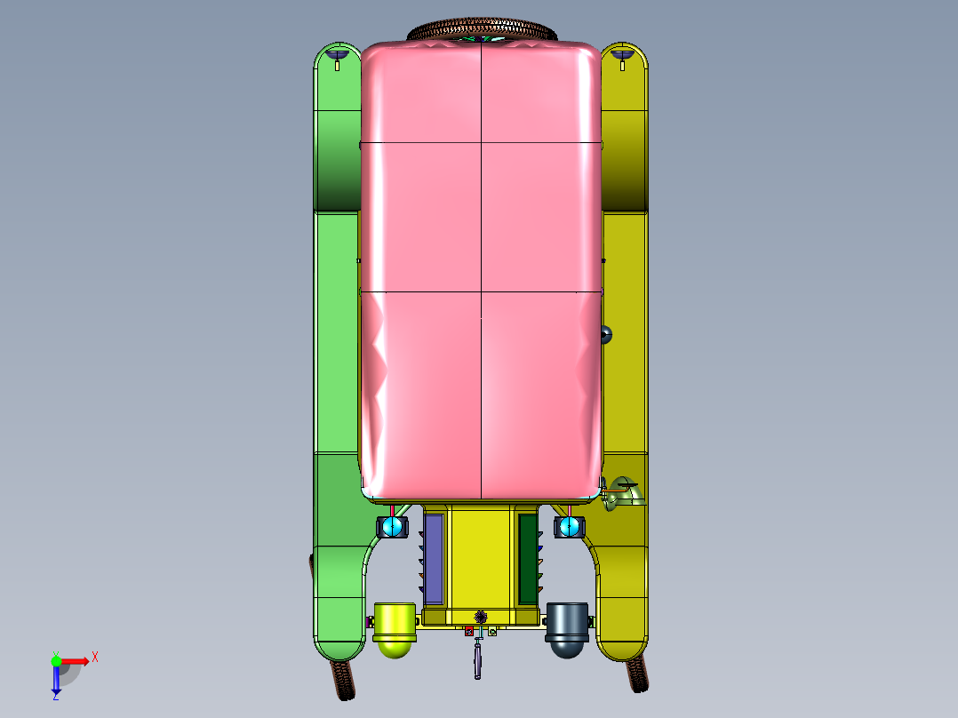 福特敞开老爷车俯视图