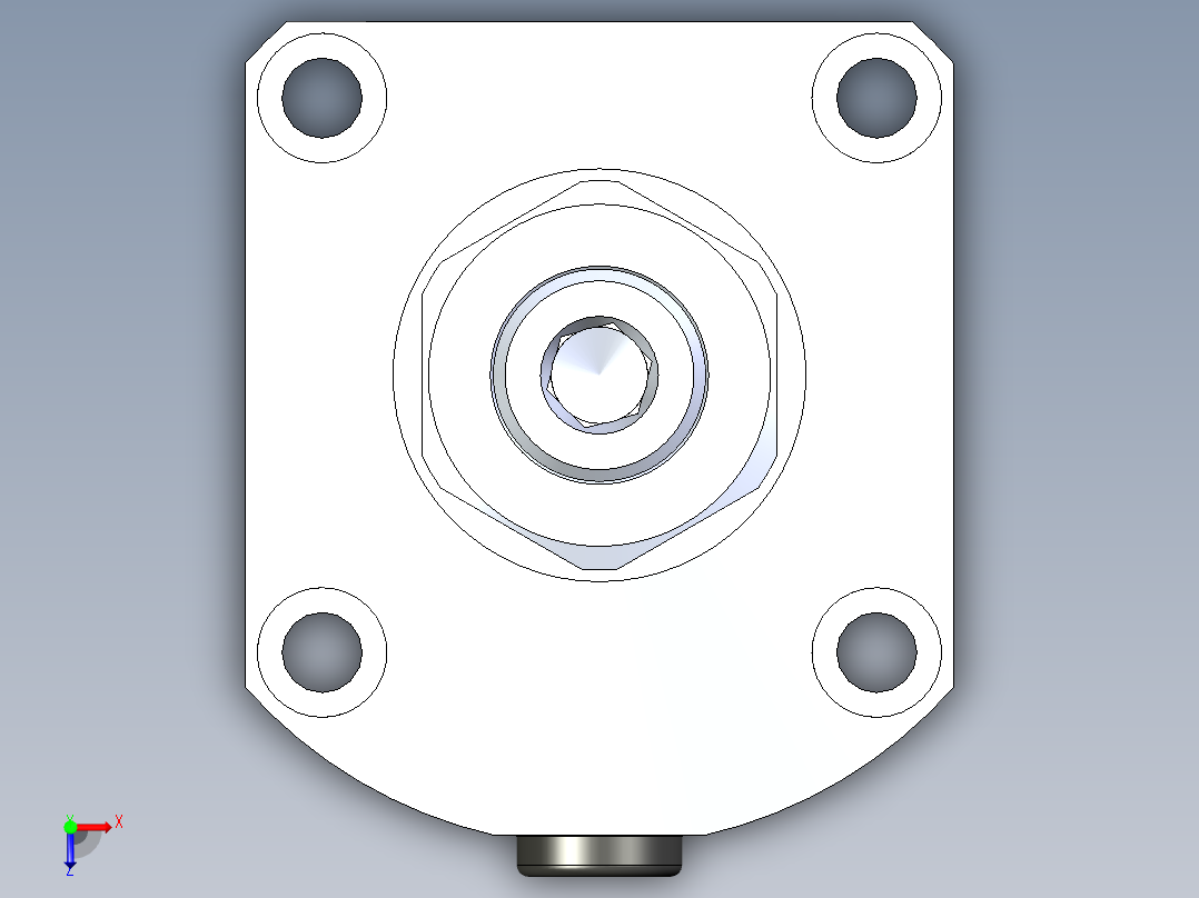 KOSMEKLT0550-CR-Y45多系列多零件图纸模型多系列多零件图纸模型俯视图