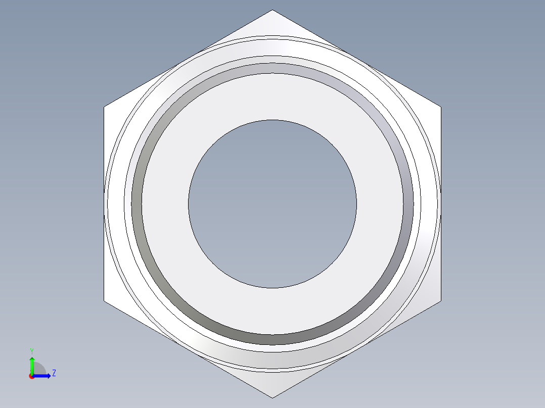 卡套式工业通用硬管接头EO_Male_Stud_connector_GE30SRCF左视图