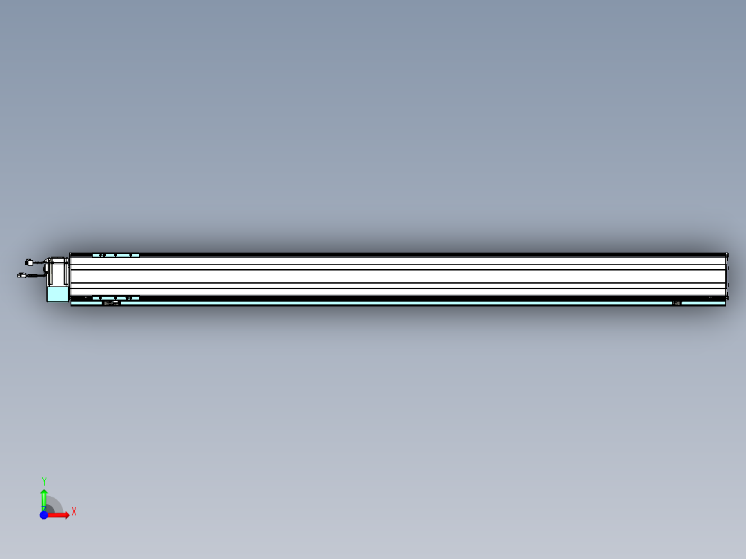 威洛博VBF同步带传动一般环境VBF14-L45-S1650-BLU-ZP40-C3前视图