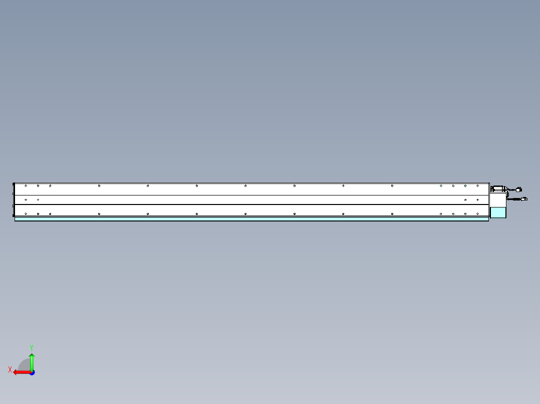 威洛博VBF同步带传动一般环境VBF14-L45-S1650-BLU-ZP40-C3后视图