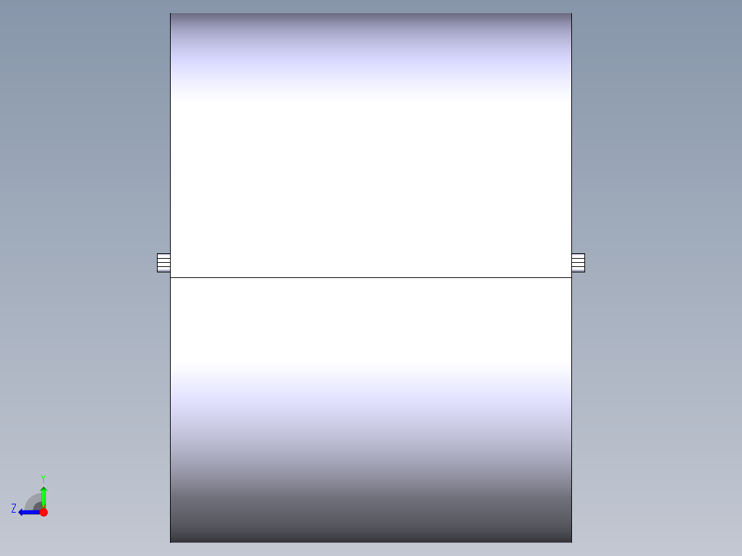 80kW永磁同步电机右视图