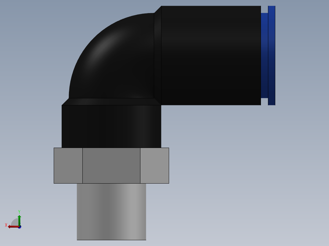 Ø8 x 1-8G COTOVELO 90° MACHO GIRAT. (C02470818)后视图