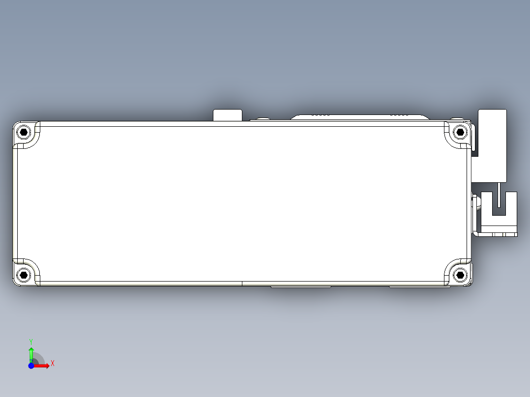 TPA-KNR-86E-1610C-L350A1-MR-BJ57-N3线性模块铝制底座前视图