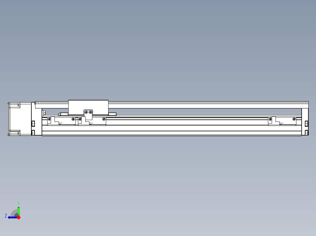 TPA-KNR-86E-1610C-L350A1-MR-BJ57-N3线性模块铝制底座右视图