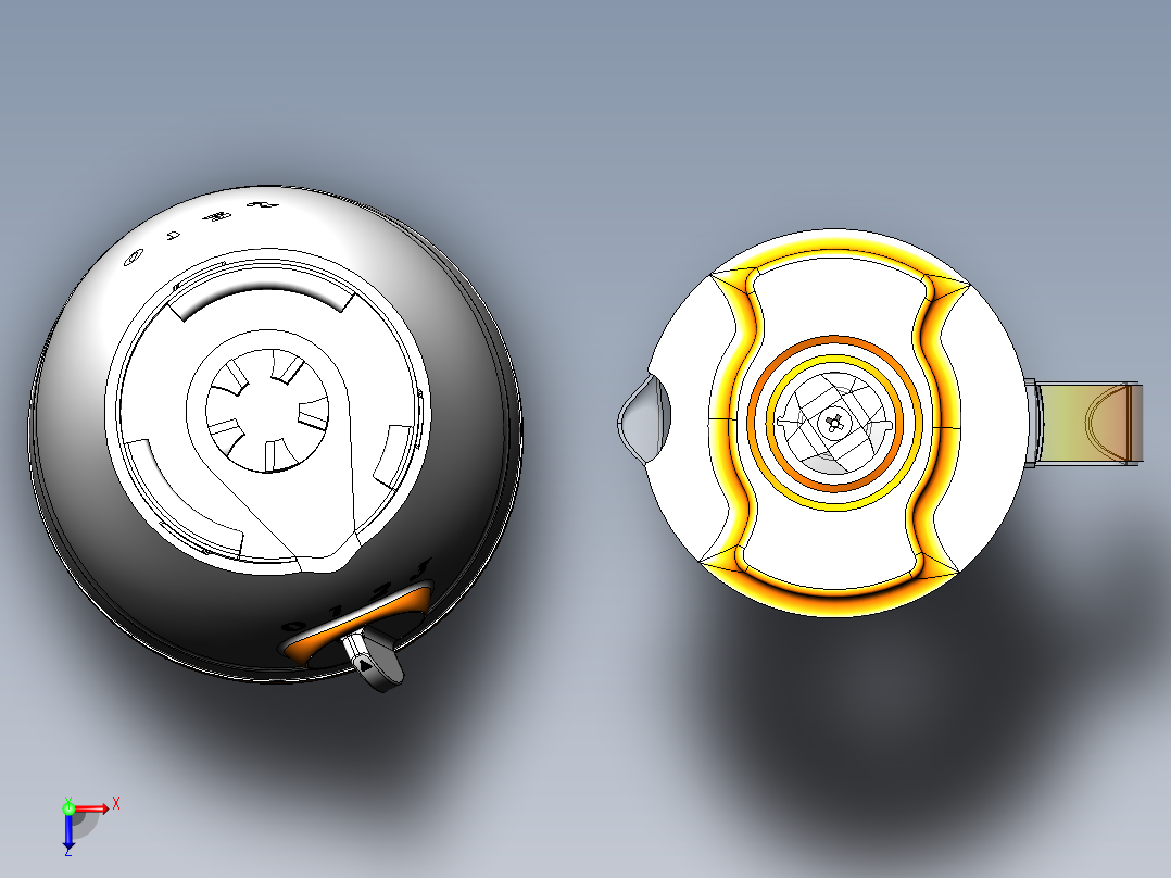 家用搅拌器SW2013俯视图