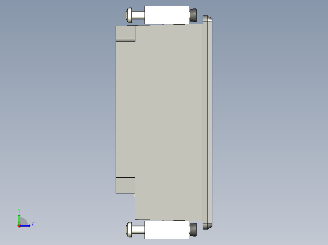 基恩士VT3-Q5T_S_M_kc图纸模型左视图