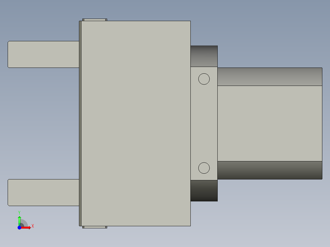 普通气爪PH01K-30前视图