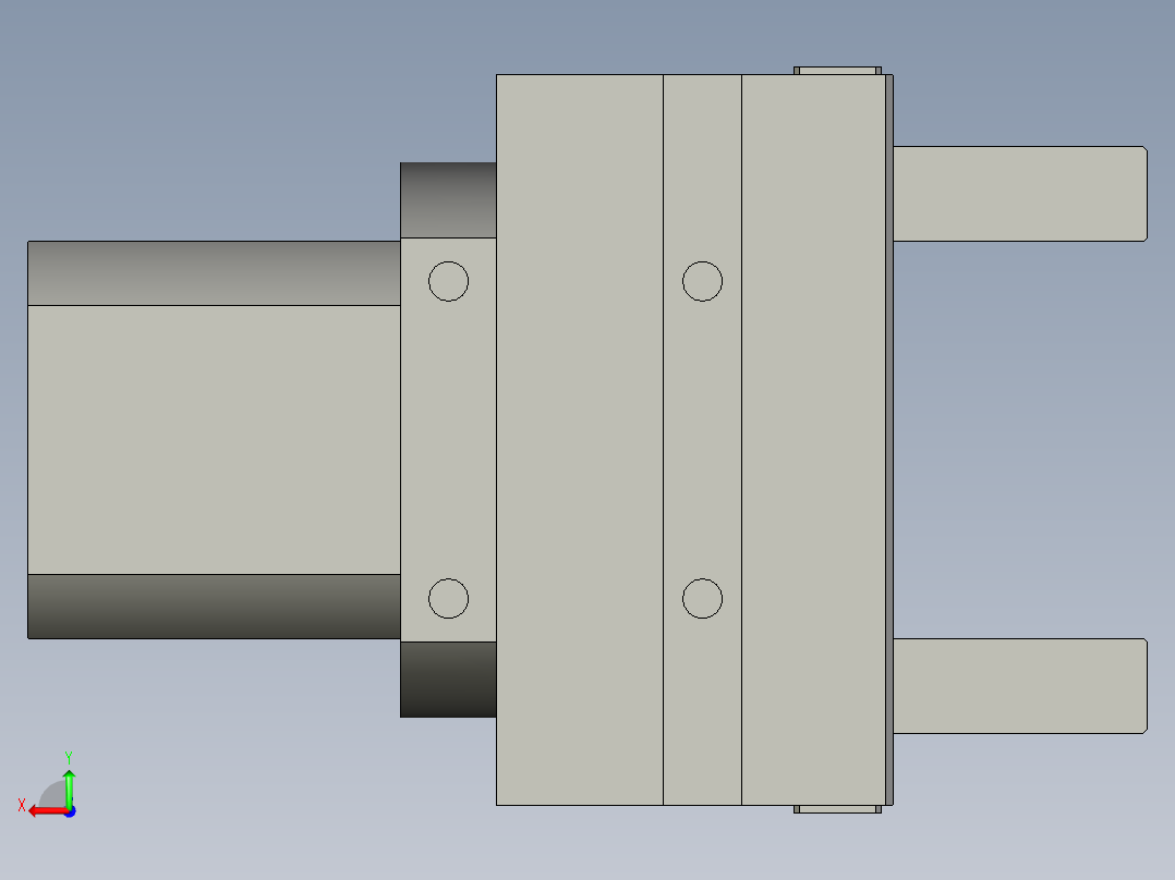 普通气爪PH01K-30后视图