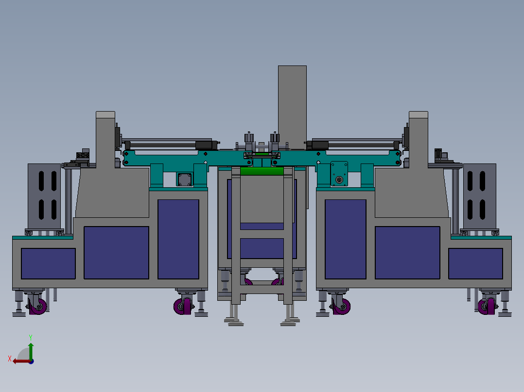 自动配页束带机后视图