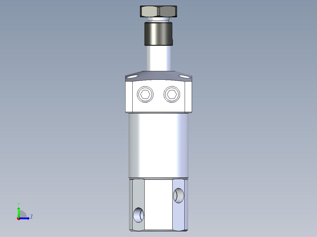 KOSMEKLHA0360-GRN_R01多系列多零件图纸模型左视图