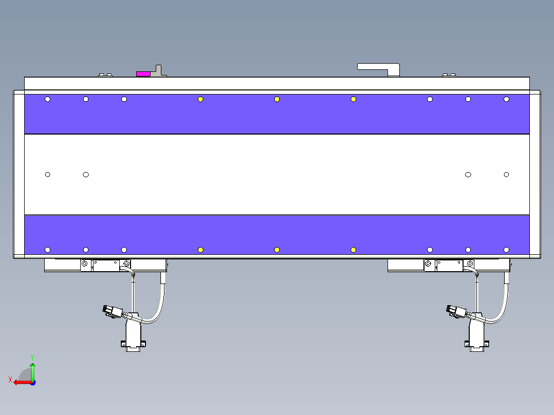 威洛博VL系列直线电机模组-2VL22H2-S250后视图