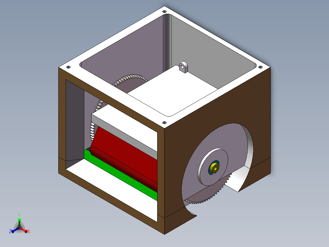 足球机器人1（三维+课设+程序+二维+电路图）正等轴测图
