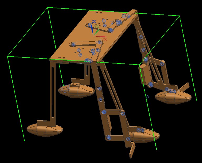 水黾机器人UG三维图 610147==200