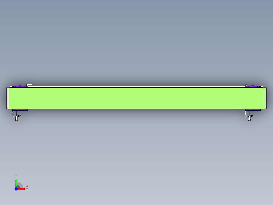威洛博VL系列直线电机模组-2VL22H2-S2200前视图