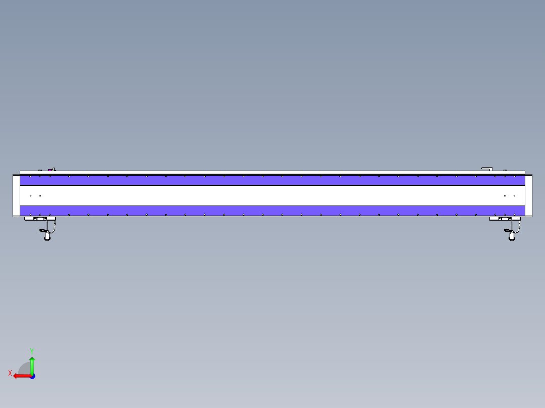 威洛博VL系列直线电机模组-2VL22H2-S2200后视图