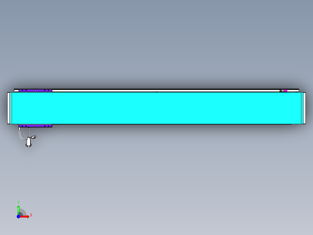 威洛博VL系列3d模型模组VL17E2Y-S1300前视图