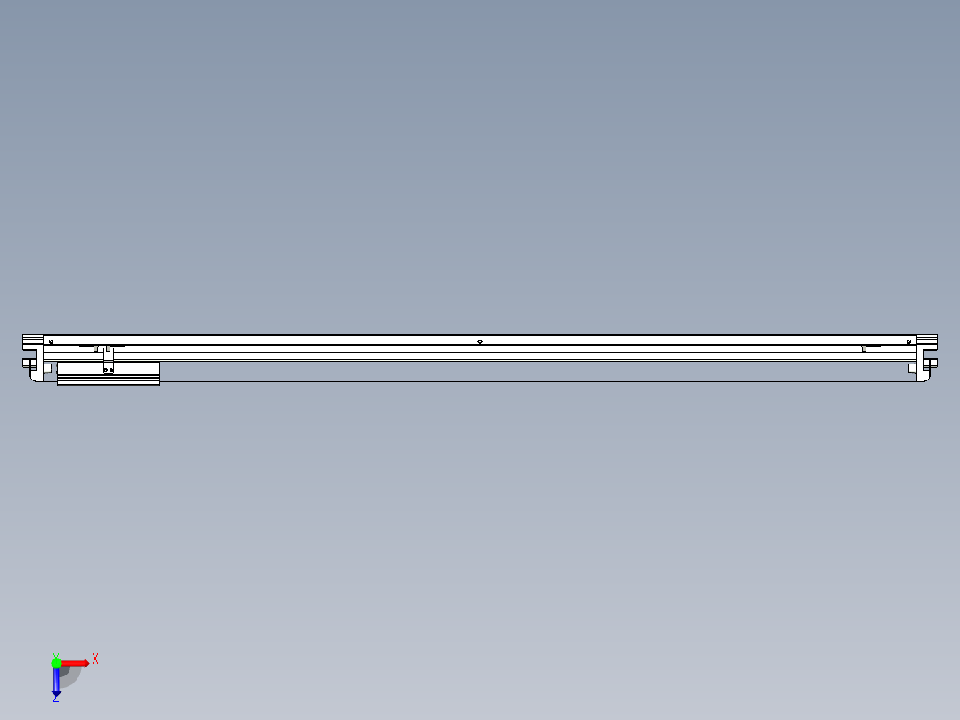 威洛博VL系列3d模型模组VL17E2Y-S1300俯视图