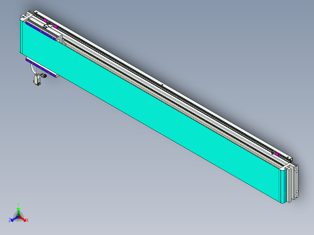 威洛博VL系列3d模型模组VL17E2Y-S1300正等轴测图