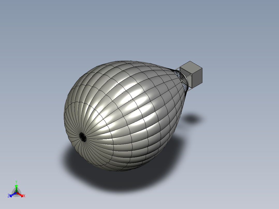 热气球正等轴测图