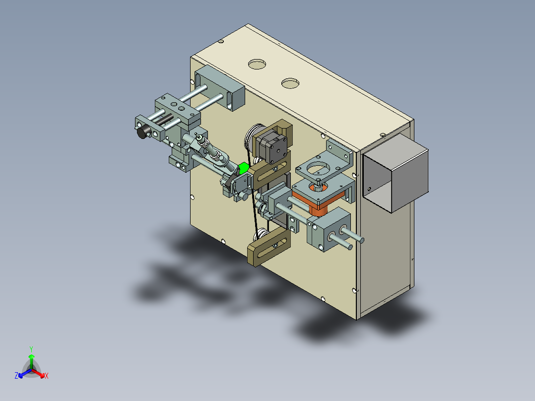 铜圈泵胶胶水机step