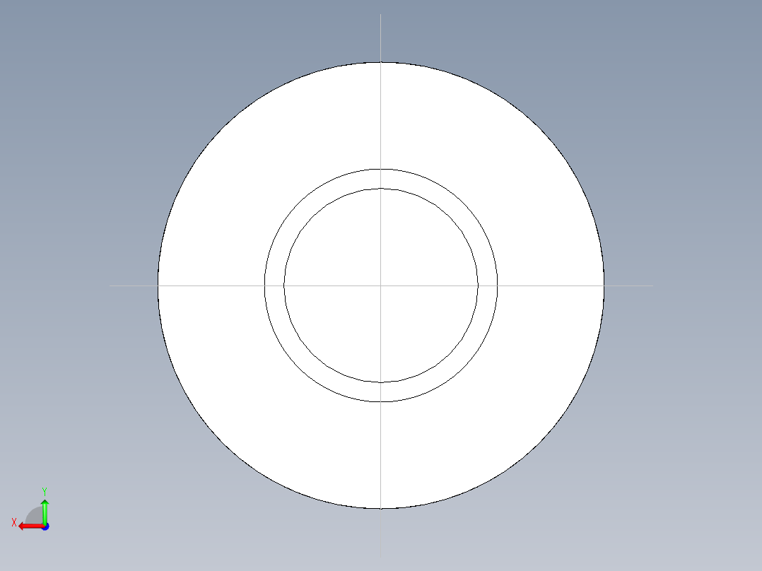 惰輪梢SID-3D多系列多零件图纸模型后视图