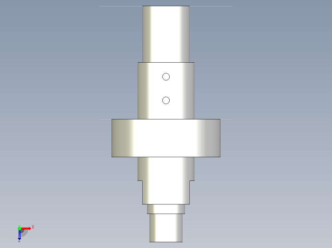 惰輪梢SID-3D多系列多零件图纸模型俯视图