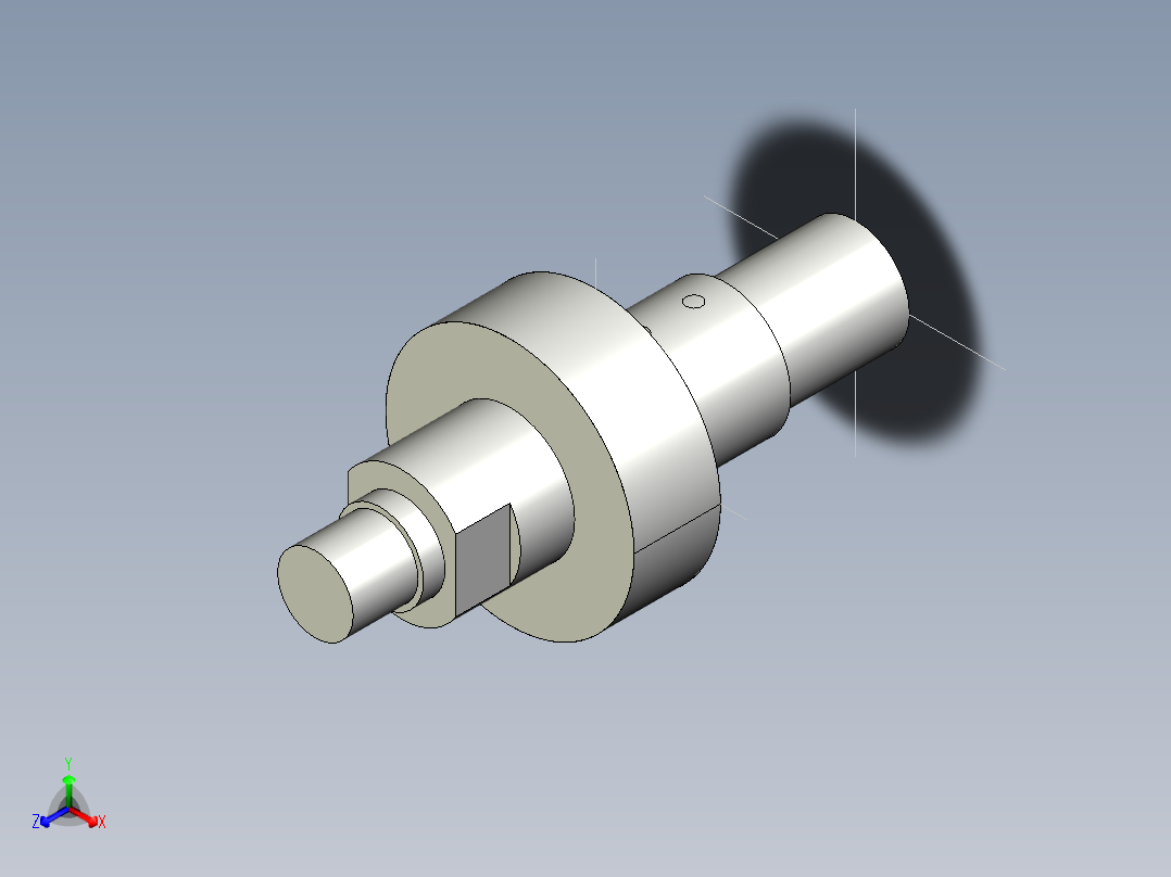 惰輪梢SID-3D多系列多零件图纸模型正等轴测图