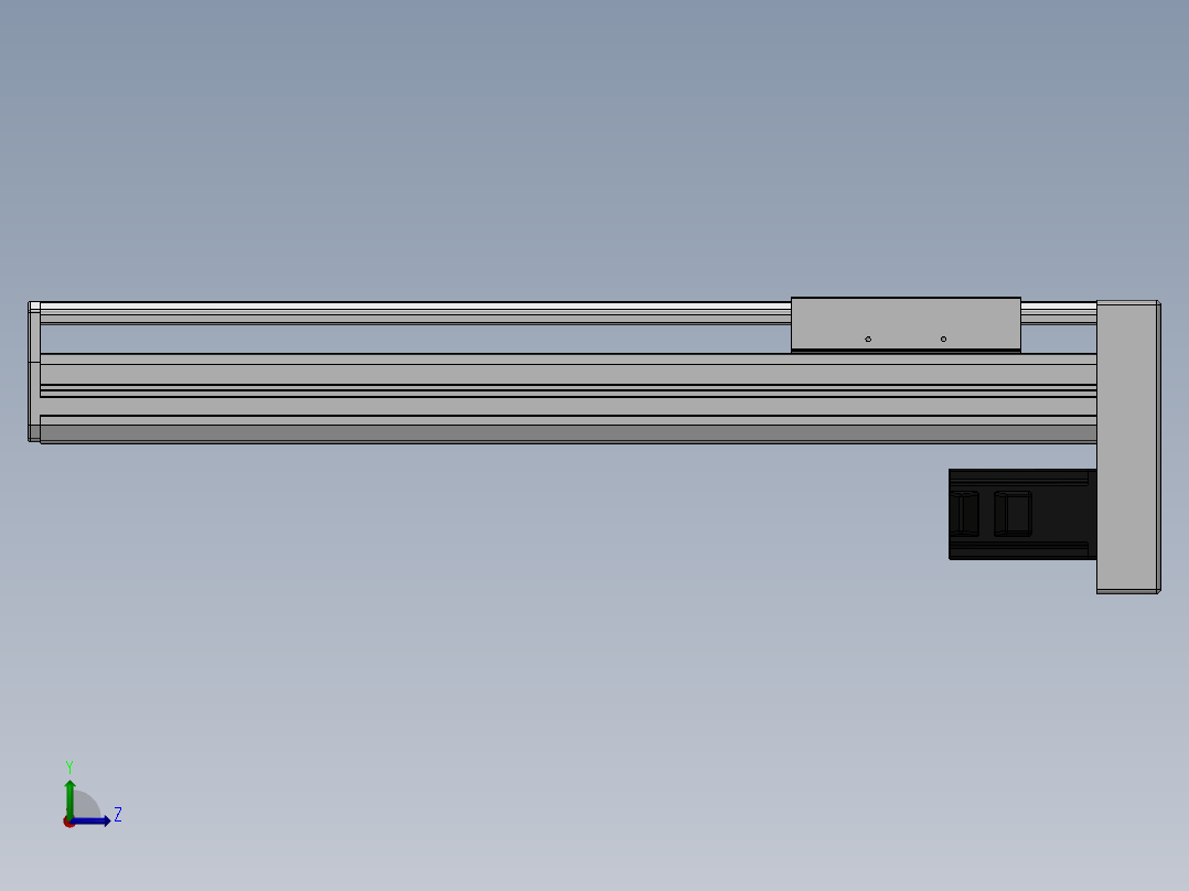 精密模组MY170-T10-450L-BM-P40B-C4-C左视图