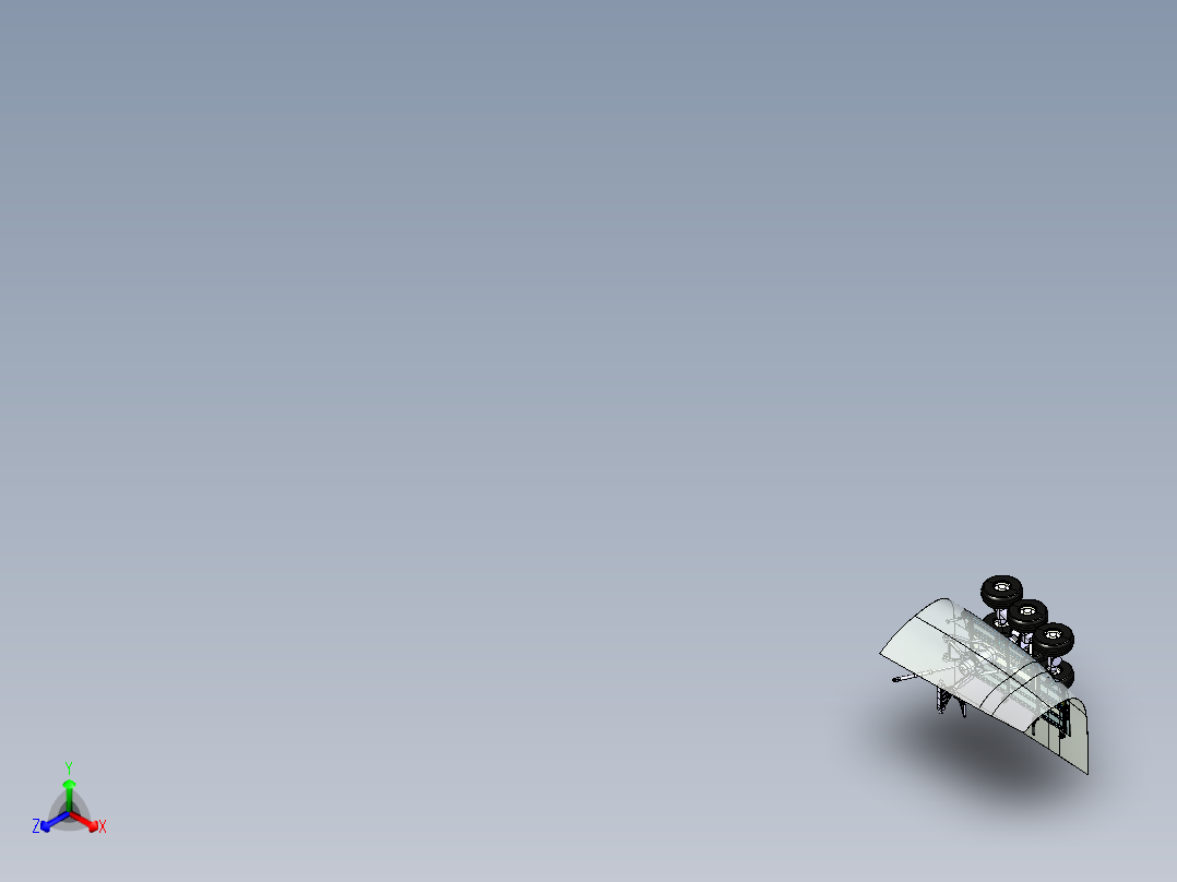 <span style='color: red'>飞机</span>主起落架舱门 CATIA V5 R21设计3D模型