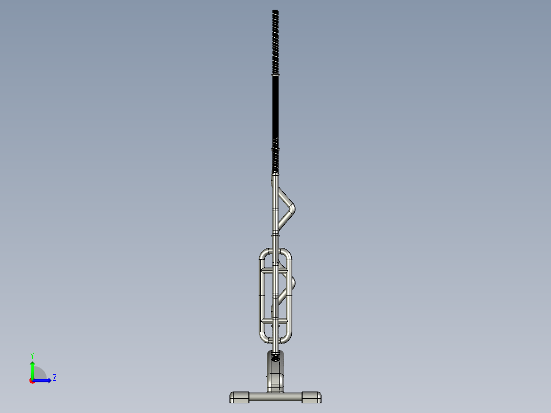 举重杆固定器左视图