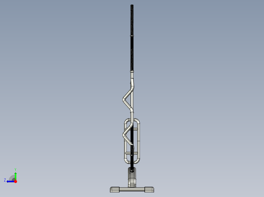 举重杆固定器右视图