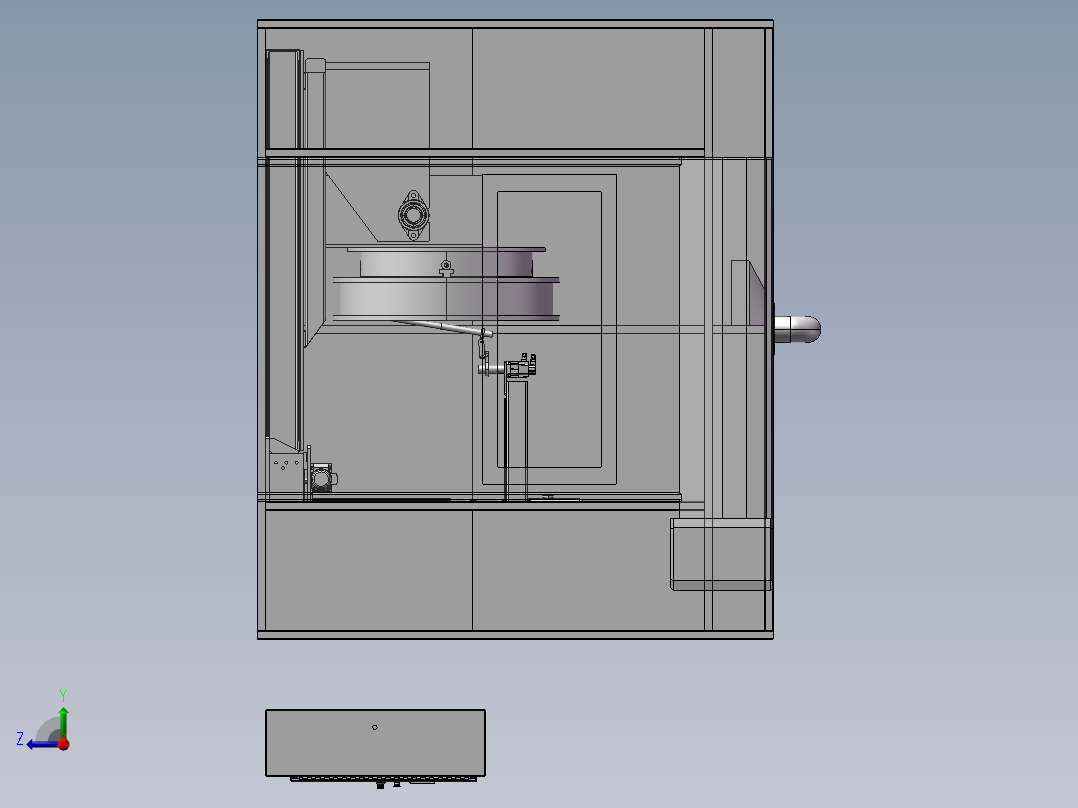 B05-变位机自动焊接工作站右视图