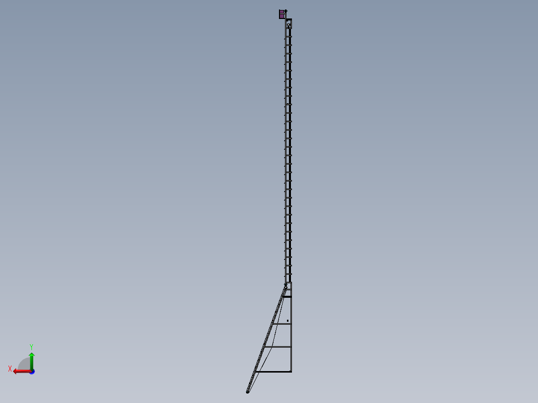 Q416-移动带式输送机的设计【三维SolidWorks】后视图