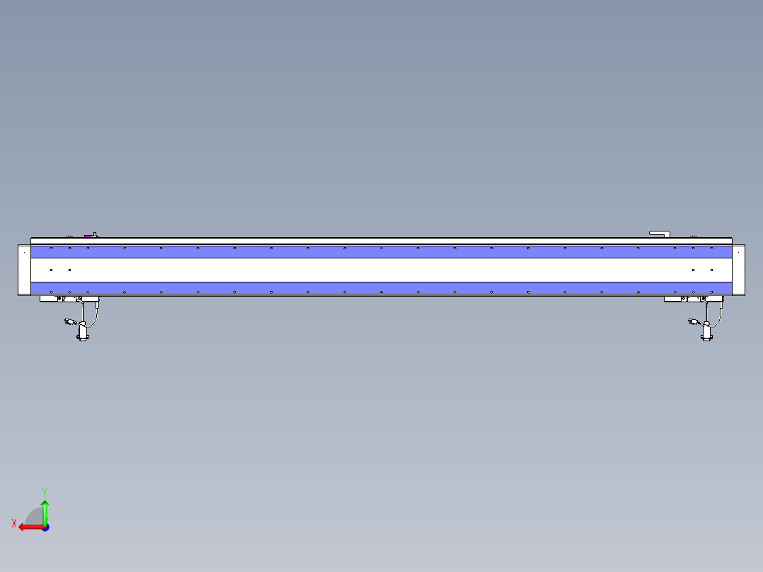威洛博VL系列直线电机模组-2VL14S2-S1500后视图