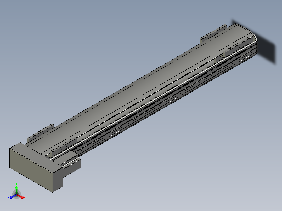 直线模组WG-LHA12-S800-L设计图纸