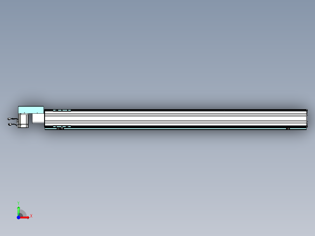 威洛博VBF同步带传动一般环境VBF14-L45-S1750-BR-ZP75-C3前视图