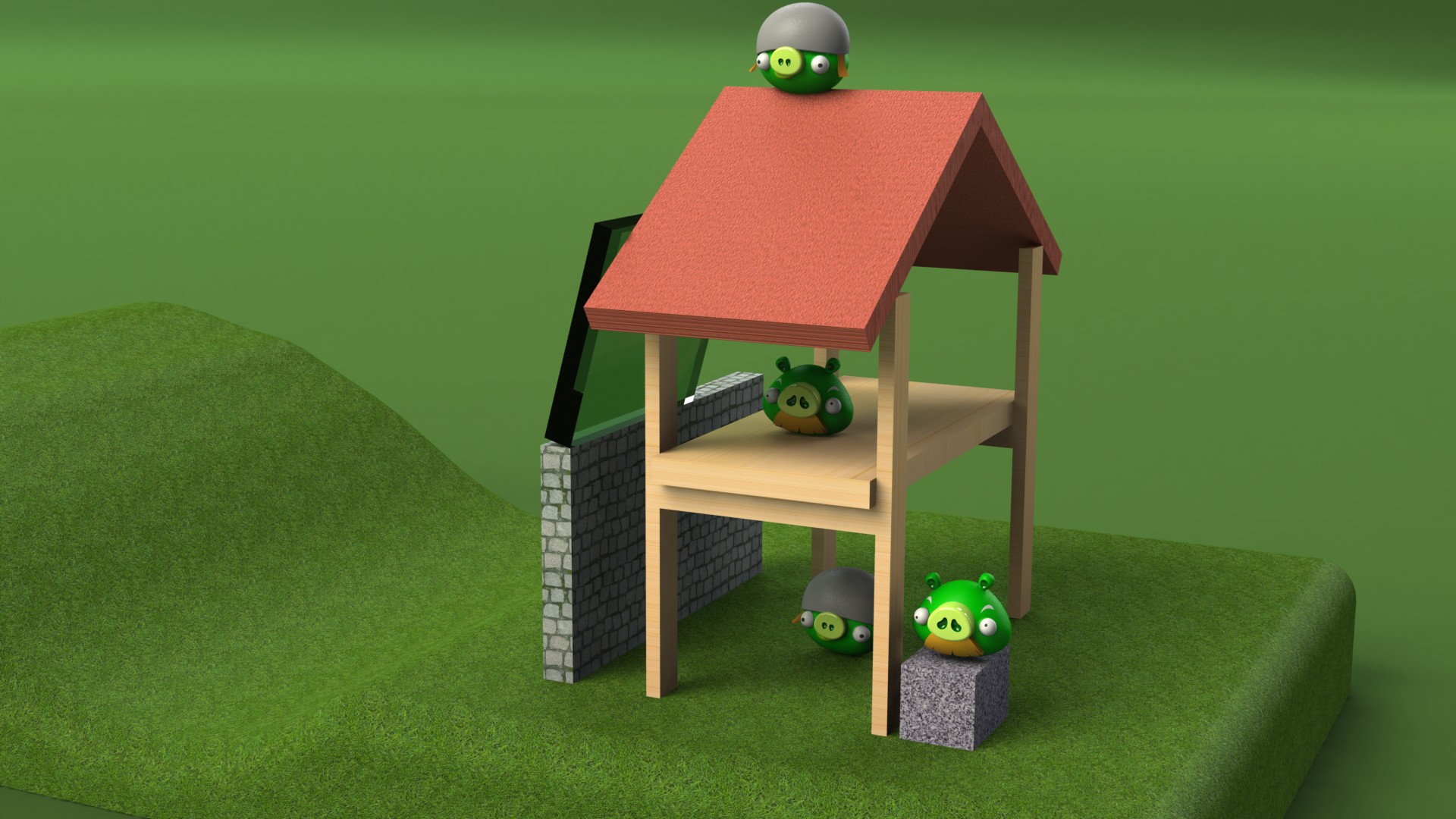 愤怒的小鸟+(猪+#02)