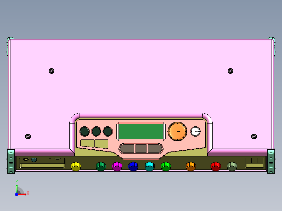 功率放大器4前视图
